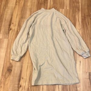 Beige Gap long sleeve turtleneck dress